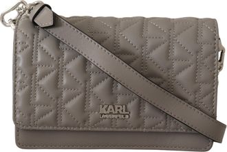 Karl Lagerfeld Leather Crossbody Womens Bag