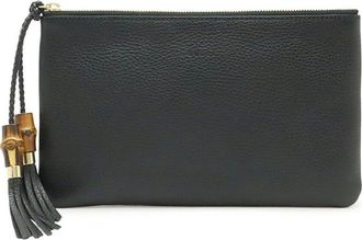 Gucci Bamboo Tassel Clutch Bag (Authentic Pre-Loved)