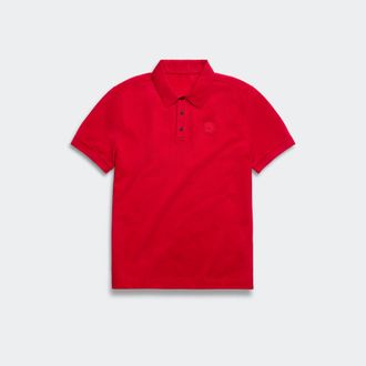 Canada Goose Beckley Polo Tonal Label (Men, Carmine Red, XL)