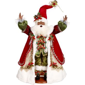 Mark Roberts African American Holly and Ivy Santa in Red at Nordstrom