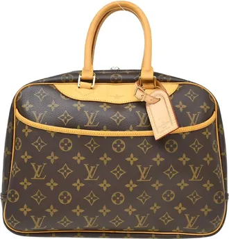 Louis Vuitton Deauville Monogram Canvas Brown Canvas Handbag (Pre-Owned)