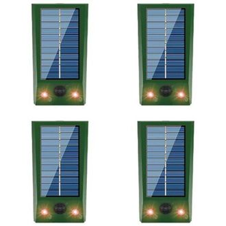 OEM Repelente De Animales Con 4 Led Alimentado Por Energ&iacute;a Solar (para Jardines Y Patios) Con Detector De Movimiento