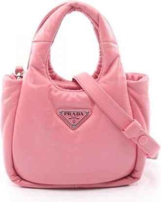 Prada Pre-owned Mini Bags, female, Pink, Size: ONE SIZE Pre-owned Vintage Mini Bag