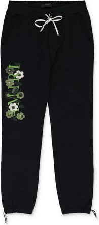 Amiri Black Flower Sweatpants