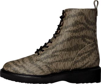 Michael Kors Haskell Bootie Olive 40F2HSFE7B-333 Womens