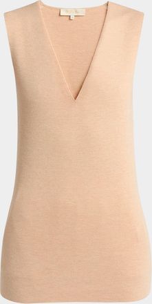 Loro Piana Cocooning Delicate Cashmere-Silk Tank Top