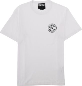 Versace Jeans Couture White Crew Neck T-Shirt