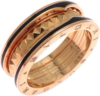 Bulgari B.Zero1 Pink Ceramic Band Ring (Pre-Owned)