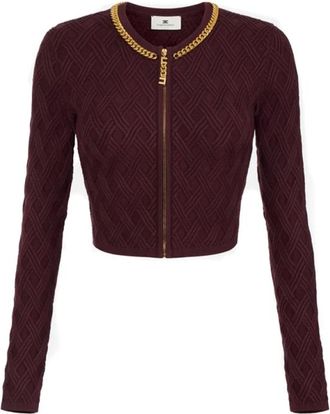 Elisabetta Franchi Donna, Maglie, Rosso, L, new