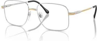Sferoflex 55mm Square optical glasses in Silver at Nordstrom