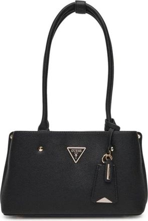 Guess Meridian II Shoulder S - Dames - Schoudertassen - Zwart - ONE Size - Leer - Tassen
