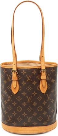 Louis Vuitton Borsa a secchiello Petit con monogramma 2000 - Marrone
