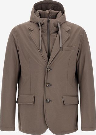 Herno 2-in-1-Blazer aus Comfort Stretch Nylon Resort