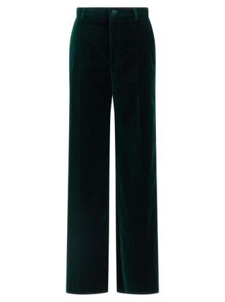 Gucci Green Velvet pants