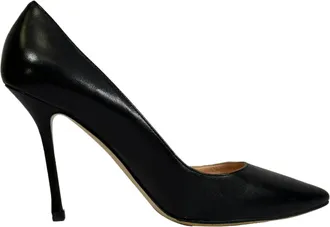 Sergio Rossi Godiva Pumps in Black Leather