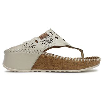 Pikolinos Marina W1C Leather Womens Comfort Sandals - Nata - Size:UK 4-4.5