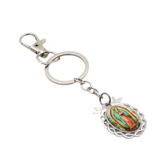 Generic Lady Pattern Keychains Our Lady of Guadalupe Ornament Suitable for Baptism and First Communion Gifts
