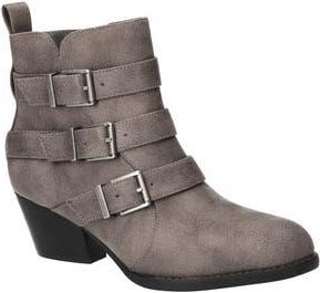 Bella Vita Bowie Buckle Strap Bootie - Multiple Widths Available in Grey at Nordstrom Rack, Size 9