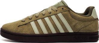 K-Swiss K-Swiss K Swiss Court Tiebreak II Suede Mens Trainers - Green - Size UK 10