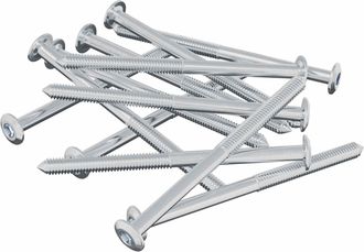 vidaXL Tornillo 1200 Uds. Plateado M6 X 85 Mm Acero Vidaxl