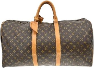 Louis Vuitton Pre-owned Weekend Bags, unisex, Brown, Size: ONE SIZE Pre-owned Keepall Bag