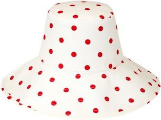 Lack of Color Holiday Polka Dot Bucket Hat in Red at Nordstrom, Size Medium