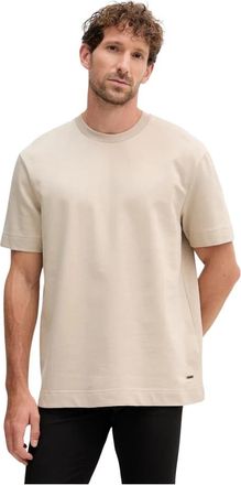 Joop Achilleas T-shirt - Heren - T-shirts - Beige - S - Katoen - Tops