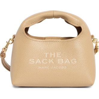 Marc Jacobs The Micro Crossbody Sack Bag in Camel at Nordstrom