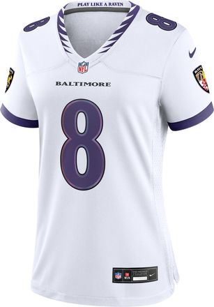 Nike Lamar Jackson Baltimore Ravens Nike Womens NFL Game Jersey in White | 67NW0FDK8GF-CZ5
