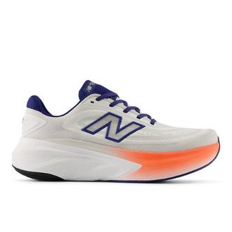 New Balance Mens Fresh Foam X More v6 in Grey/Blue/Orange Synthetic, size 10.5