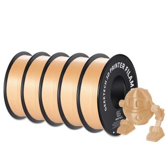 OEM Filamento Para Impresora 3d, Material Pla, 1,75 Mm De Di&aacute;metro, Color Oro Arena