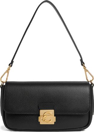 Coccinelle Borsa a spalla C-Me Lock media - Nero