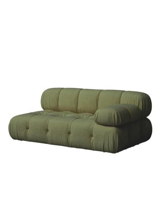 Hannun Sof&aacute; verde con chaise longue derecho 165 x 99 cm