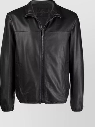 Men's Emporio Armani Leather Jackets - up to −66% | Stylight