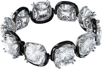 Swarovski Mystery Manchetarmband - Dames - Armbanden - Zwart - ONE Size - Accessoires