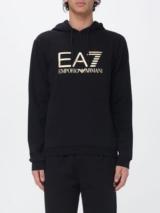 Emporio Armani Felpa con cappuccio EA7 in cotone con logo