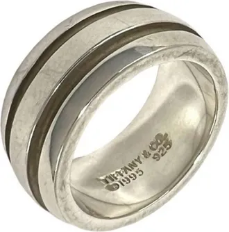 Tiffany & Co. Silver Silver 925 Band Ring (Pre-Owned)