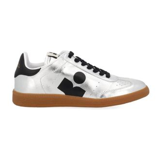 Isabel Marant Schoenen, Dames, Grijs, 37 EU, Leer, Kaycee Lage Sneakers