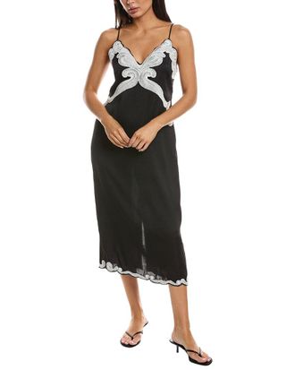 Rag & Bone Rag & Bone Ann Embroidered Slip Dress