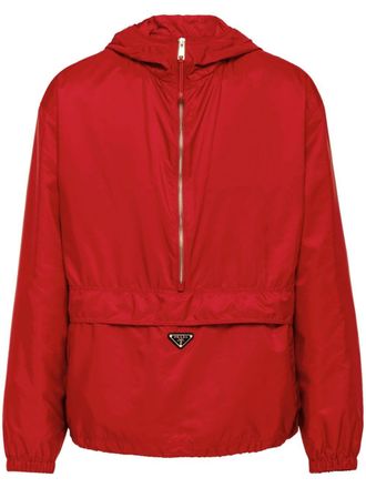 Prada Giacca con cappuccio - Rosso