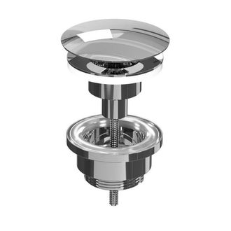 Bernacchini afvoerplug - always open - Chroom