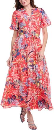 Vince Camuto Puff Sleeve Maxi Dress