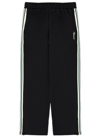 Represent Black Side Stripes Tapered Slits Jogger Pants