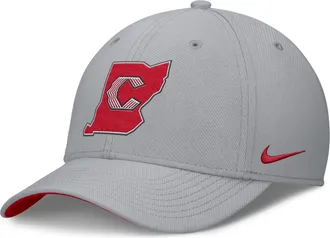 Nike Cincinnati Reds City Connect Rise Nike Mens Dri-FIT MLB Hat in Grey | NB17963ZRED-UHT