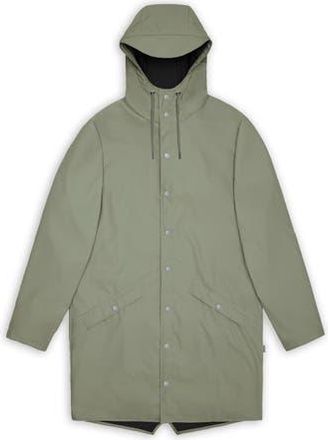 Rains Waterproof Longline Jacket in Drift at Nordstrom Rack, Size X-Small