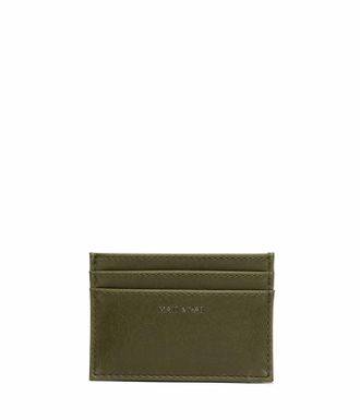 Matt & Nat Womens Max Vintage Vegan Card Holder In Olive