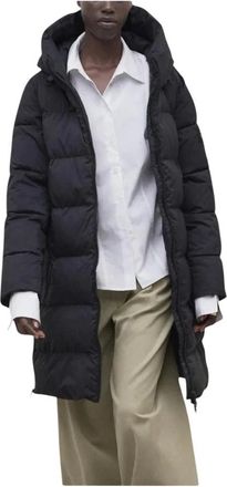 Ecoalf Ecoalf - Manlie Coat - Dames - Mantels - Zwart - Maat: XS Poliester