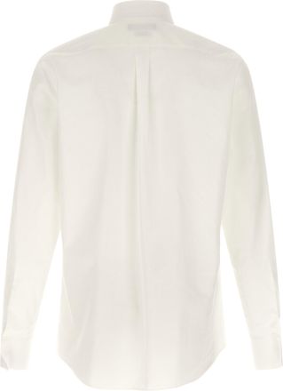 Dolce & Gabbana Coat of Arms Embroidered Shirt - Cream
