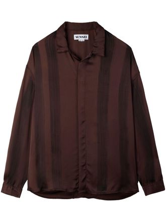 Sunnei over shirt - unisex - Viscose - M - Brown