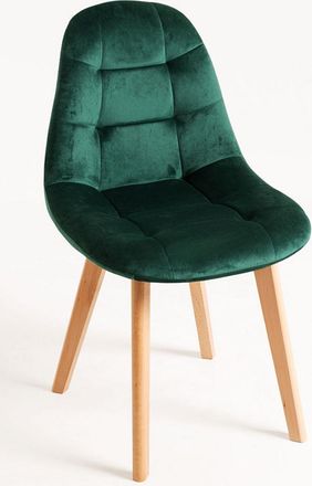 Regalos Miguel Regalos Miguel - Packs Sillas Comedor - Pack 2 Sillas Kelen Terciopelo - Verde